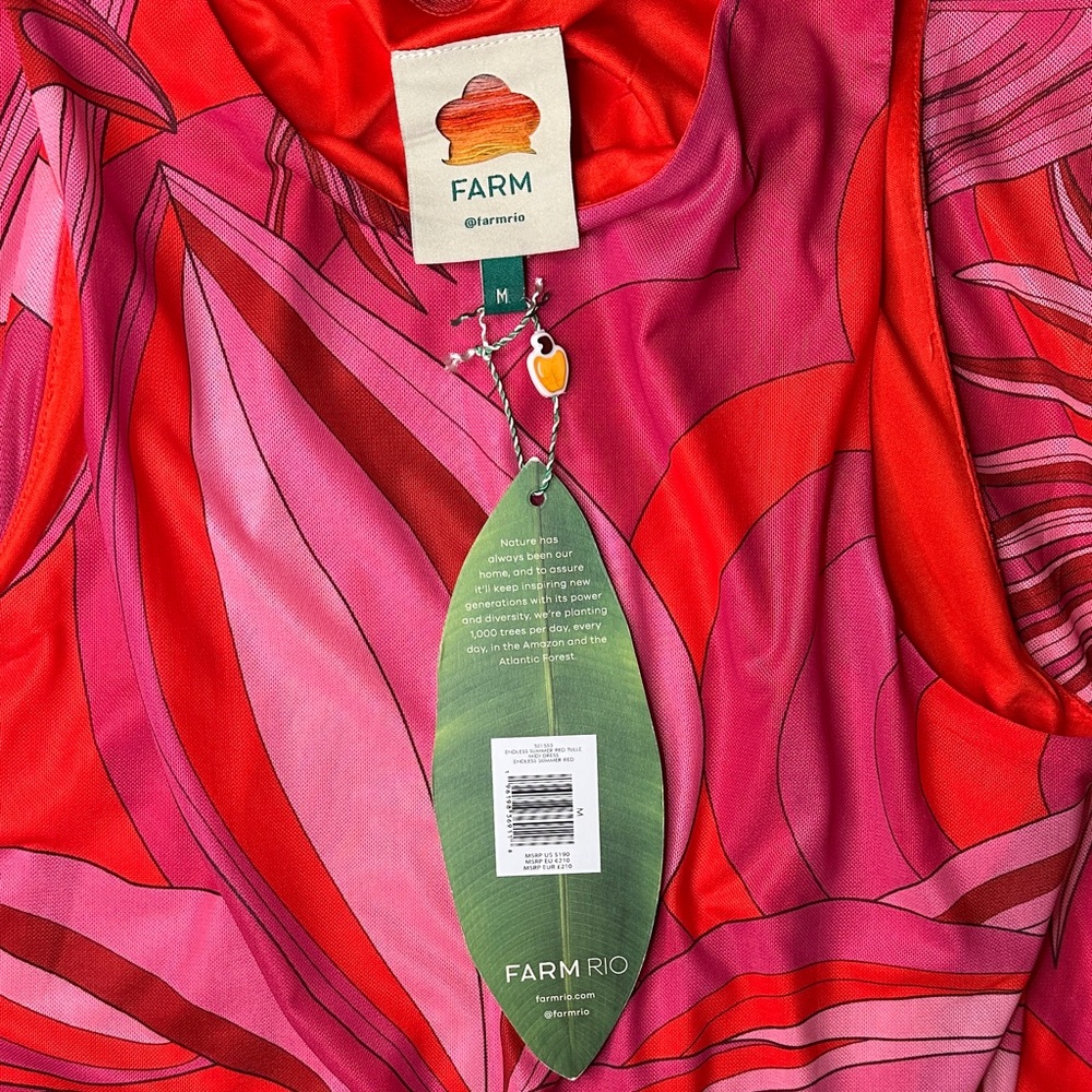 FARM RIO Tulle Midi Dress - Picture 17 of 17